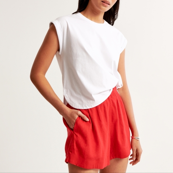 ABERCROMBIE & FITCH: Linen-Blend Pull-On Short - Picture 2 of 5